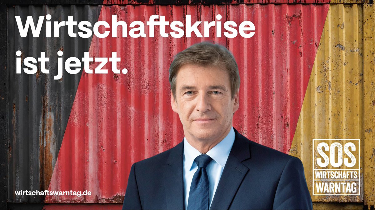 Verbände und Unternehmen senden heute ein unüberhörbares S.O.S.: So kann es mit der #Wirtschaftspolitik nicht weitergehen. Wir brauchen dringend eine fundamentale #Wirtschaftswende, sonst sind wir längste Zeit eine starke #Industrienation gewesen. 
#Wirtschaftswarntag #sos