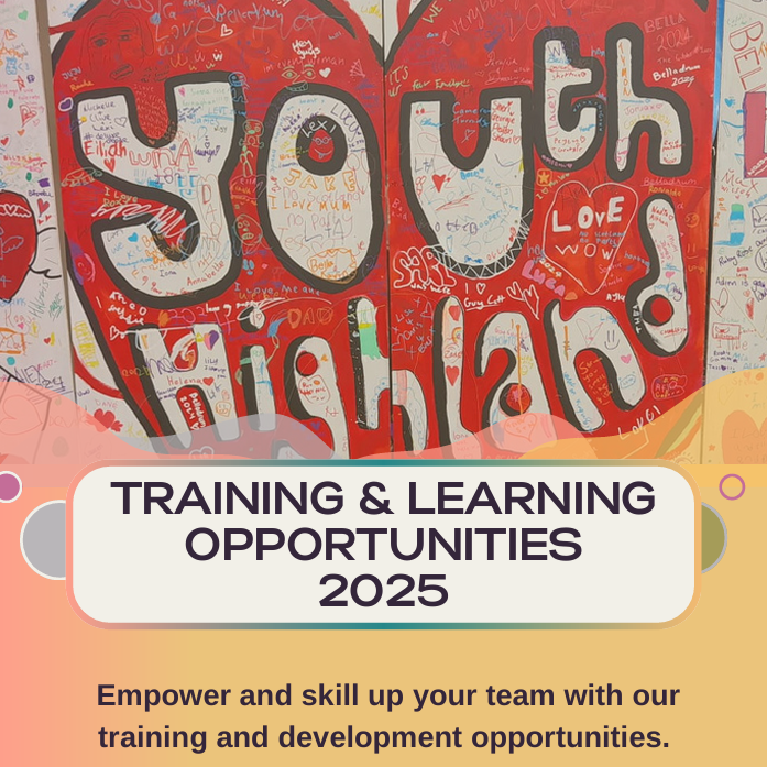 Empower and skill up your team with our training and development opportunities.
youthhighland.org.uk/Article/84