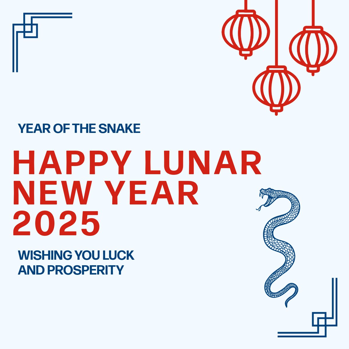 🌙🐍 Wishing everyone a prosperous and joyous Lunar New Year! As we welcome the Year of the Snake, let’s embrace the qualities it symbolizes—wisdom, transformation, and resilience.
