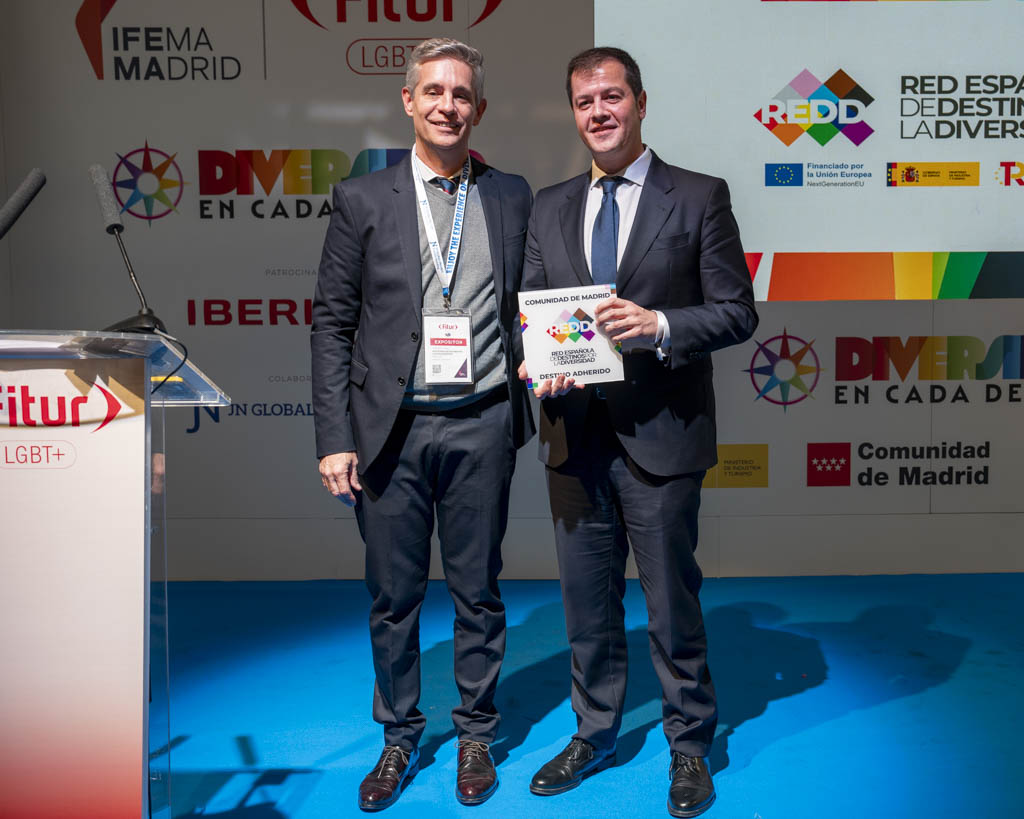 La <a href="/ComunidadMadrid/">Comunidad de Madrid</a>  se adhiere a la Red Española de Destinos por la Diversidad, consolidándose como epicentro de cultura y diversidad. ✨ @TurismoMadrid 

Un destino inclusivo para todos. 🌍✨

#FITURLGBT2025 #Madrid #DiversidadEnCadaDestino #TurismoInclusivo