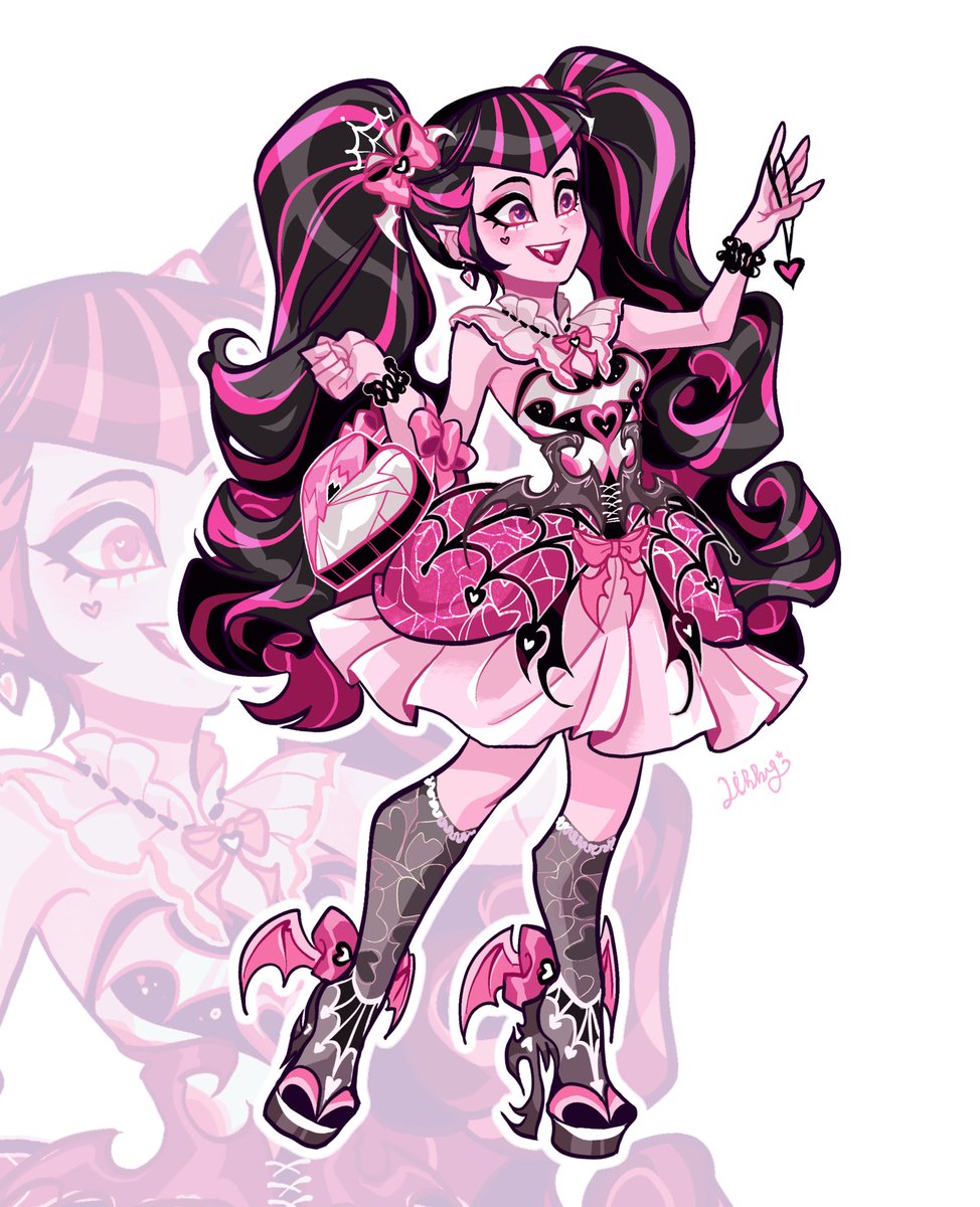 #Monsterhigh #MH
1600 draculaura redesign!💗