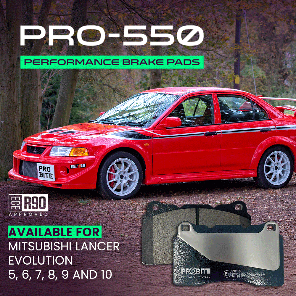 ProbiteBrakes's tweet photo. Attention, Mitsubishi Lancer Evolution owners! Introducing our brand-new PRO-550 Performance Brake Pads - engineered for ultimate stopping power on both road and track.
#PRO550 #Probite #ProbiteBrakes #PerformanceBrakes #BrakePads #RoadAndTrack #Mitsubishi #Lancer #Evolution https://t.co/QNKRMIvHwC