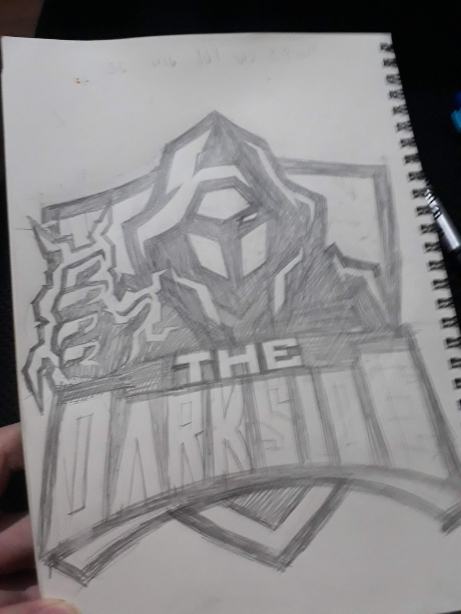I missed posting; I hope you still appreciate the traditional way of creating logos. Here are some shots from the sketch I did for The Darkside. 

Hit me in the DMs, let's work on that project ^_^

#shouldvewenttoworx