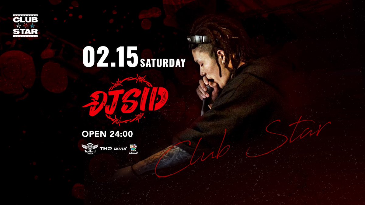_CLUB_STAR's tweet image. 2025.02.15 (SAT)
SPECIAL GUEST
-DJ SID-

#club #star #djsid #sid #tttg #hiphop #nagoya