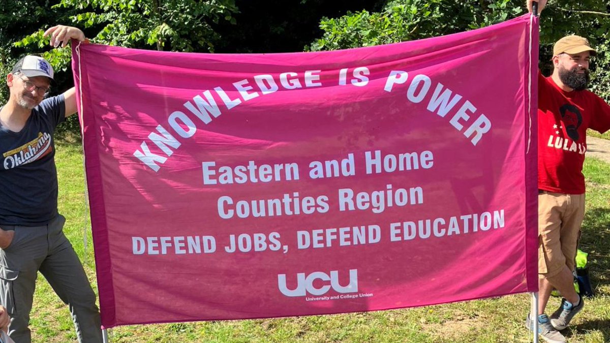 📣University managers and government ministers are allowing UK Higher Education to fall apart on their watch.
🚩Solidarity to our fellow <a href="/ucu/">UCU</a> branches, including Cardiff, Sheffield, Newcastle, and Kent, who - like us - are fighting to protect the livelihoods of their members!