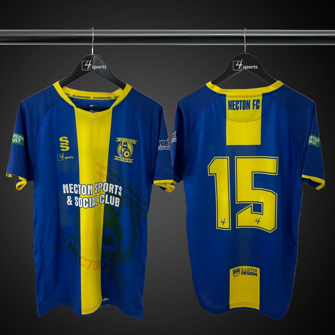 Custom Kit for <a href="/nectonfc1/">Necton FC</a> 🪡

The kit was designed by one of the youth players, now worn throughout the entire club 🧑‍🎨

💻 4sportsgroup.com 
📧 sales@4sportsgroup.com 
☎️ 01362 854 413