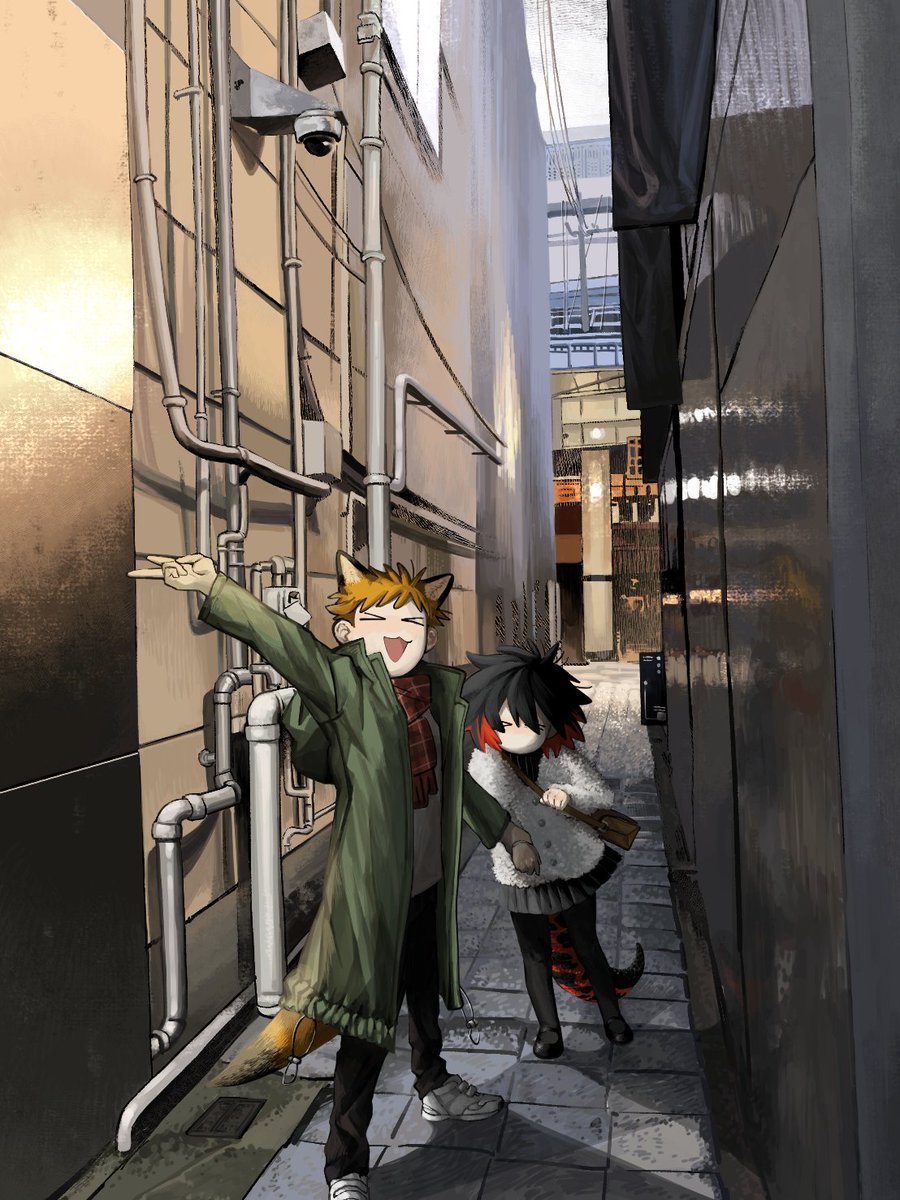 昔から描いてるオリキャラや擬人化キャラ見返すとすごく楽し気で良かったので載せます 