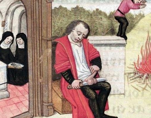Imagina um "homem" ouvindo sua esposa falando aos 4 cantos do mundo que tem DEZESSETE pênis de borracha em casa para se satisfazer sexualmente... e que até deu um para a filha criança.

É MUITA HUMILHAÇÃO.