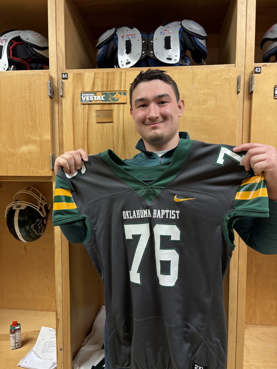 Damian Vestal (@dvestal76) on Twitter photo Thank you <a href="/OBU_Football/">OBU Football</a> for a wonderful visit and offer. I especially enjoyed getting to know you all <a href="/OBUCoachJensen/">Chris Jensen</a> <a href="/Mendenhall_Josh/">Joshua Mendenhall</a> <a href="/CoachGabeLynn/">Gabe Lynn</a> <a href="/Zach2Blevins/">Zachary Blevins</a> and Coach Gothard. The doughnuts, coffee, and beautiful campus were great too. Thank you <a href="/OBU_Football/">OBU Football</a> for a wonderful visit and offer. I especially enjoyed getting to know you all <a href="/OBUCoachJensen/">Chris Jensen</a> <a href="/Mendenhall_Josh/">Joshua Mendenhall</a> <a href="/CoachGabeLynn/">Gabe Lynn</a> <a href="/Zach2Blevins/">Zachary Blevins</a> and Coach Gothard. The doughnuts, coffee, and beautiful campus were great too.