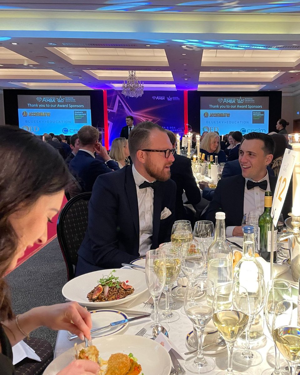 Last week our Strategic Communications and Editorial Lead <a href="/km_gill/">Kerry Ruffle</a> and PR Consultant <a href="/ChloeIzzy/">Chloe Lane</a> attended the 2025 AMBA &amp; BGA Excellence Awards. 🤩👏🎓
<a href="/Assoc_of_MBAs/">Association of MBAs</a> <a href="/businessgrads/">Business Graduates Association</a>
#AMBABGA25 #AMBAandBGA