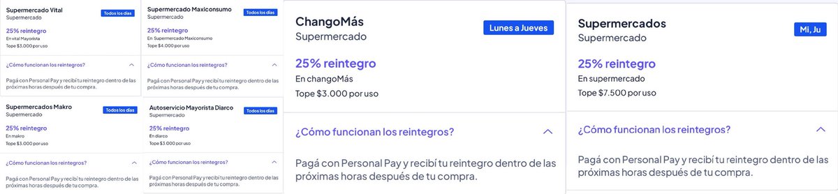 ahorrotwit's tweet photo. Hoy miercoles con #ppay tenés un 25% de reintegro x semana en #changomas #Diarco #Vital y #Makro con tope de $3000 y tope $4000 en #Maxiconsumo
Acumulable con el 25% en supermercados con tope de $4000 por semana si sos categoría 2 o tope $7500 si sos categoría 3 🛒🛒🛒
Querés ahorrar un 50%? Gasta $12.000