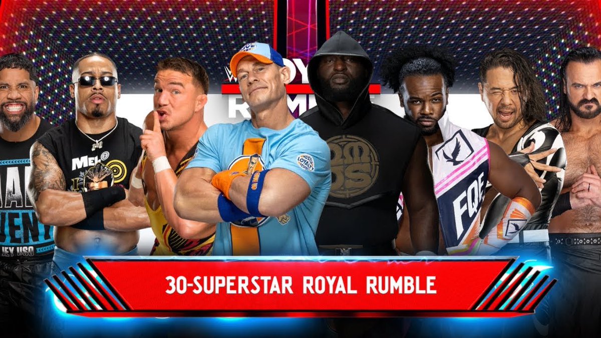 TheFredders93's tweet photo. It's that time again, a big #WWE PLE is on its way!! This time around, it's the Royal Rumble where we have here the Men's Royal Rumble match!! Who will earn their title match at Wrestlemania??  
https://t.co/9RY0Ggkwx4 #NewVideo #NewVideoAlert #WWE2K24 #RoyalRumble @TeamPANDA_1 https://t.co/GMMYWXM3Ng