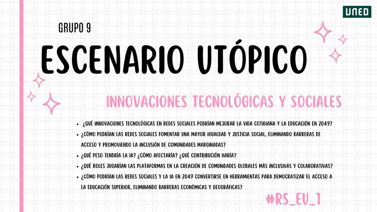 mendozmartin4's tweet photo. ¡Abrimos hilo sobre nuestro escenario utópico! El grupo 9 comparte, reflexiona y debate para la realización de la PEC2. #RS_EU_1  🤔👾✍🏻🦾 https://t.co/m0Zl7Mz1OM