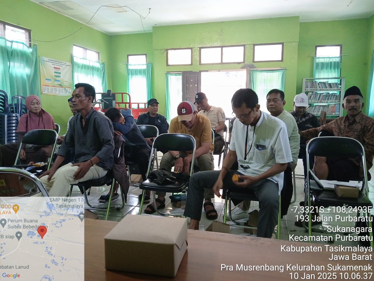 EvaRavela's tweet photo. Jum'at (10/01/25), Eva Ravela NS, Luhkan Kota Tasikmalaya, di  Kel. Sukamenak Kec. Purbaratu,  Mengikuti Pra Musrenbang RKPD tahun 2026 Kel. Sukamenak
#GiatLuhkanSatminkalBogor
#Aktivitas  #KtTasik #luhlapor @kkpgoid
@bppsdm_kp  @pusluhkp 
@brpbatpp_bogor https://t.co/BIs1Jya055