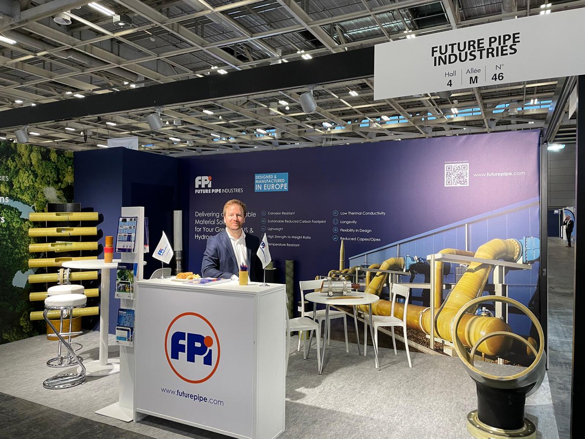 futurepipe's tweet photo. Our day1 yesterday at Hyvolution Paris 2025 - World’s leading Hydrogen event, at Paris Porte de Versailles, France.
Join us at our Booth 4M46 until 30th January, and take the opportunity to connect with industry leaders.
See you there!
#Hyvolution2025 #hydrogen #grepiping https://t.co/lVWF5eP12o