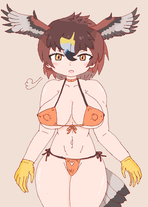 3実装確定記念に過去作のギリ非🔞版(多分公開してなかった)置いときますね🦅 