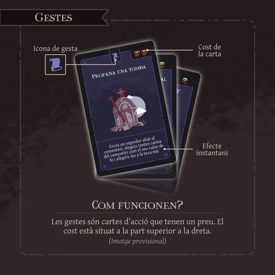 irasinotornaras's tweet photo. Avançam amb el disseny d'Infernal!
Avui us parlam de les gestes.
Seguiu la campanya de @Verkami a: https://t.co/dyrlLzfqii
#InfernalElJoc
#jocs #dimoni #novetats #verkami #juegos #juegosdecartas #arte #boardgame #filler #novedades #gamberro #demonio #infierno #Mallorca https://t.co/CSx2t5CcVB
