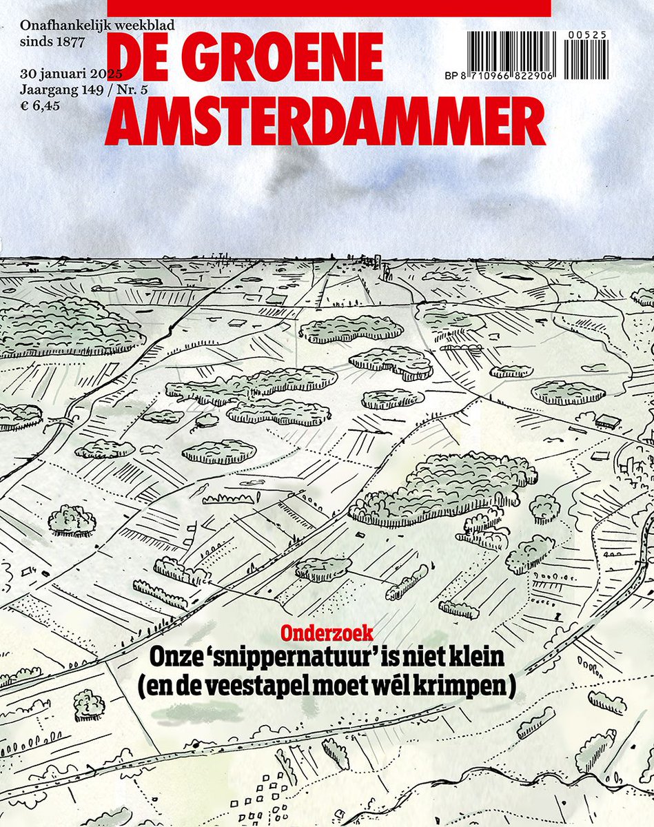 De nieuwe Groene! Met deze week oa: Onze ‘snippernatuur’ is niet klein (en de veestapel moet wél krimpen), Gaza na het staakt-het-vuren en hoe stoïcijns ze ook is, BBB-minister Femke Wiersma biedt boeren weinig zekerheid 👉 buff.ly/4gokSv0