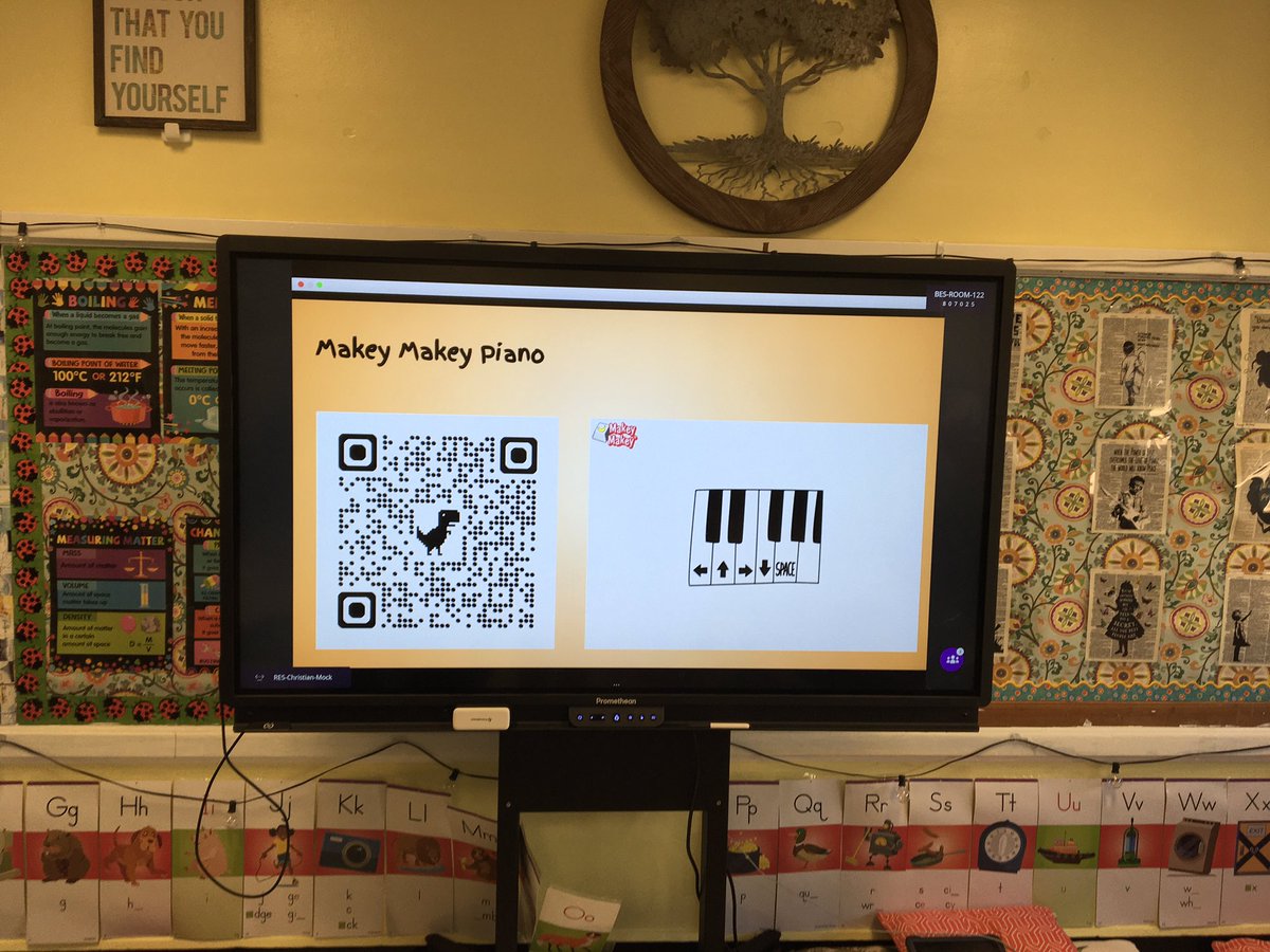 JenCosbyBES's tweet image. Pianos & Oranges makes for a curious learning experience. Thank you Mr. Mock for educating our students on conductors, insulators, & electricity using Makey Make. “This is soooo cool!” Stellar lesson! Everyone is a Science person, #ChangeTheStory
@MrMeiller