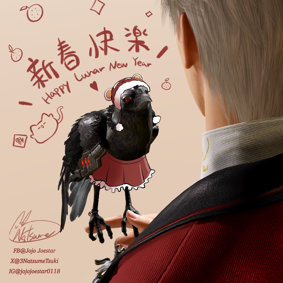聽了鴉鴉的電話
哈哈哈好可愛
那這邊也借著小梅和大家說聲
新年快樂💖
祝大家健康平安喜樂幸福 能一直和所愛在一起😽💖

#恋と深空 #戀與深空 #恋与深空  #LoveandDeepspace #러브앤딥스페이스 #秦徹 #秦彻 #シン #Sylus