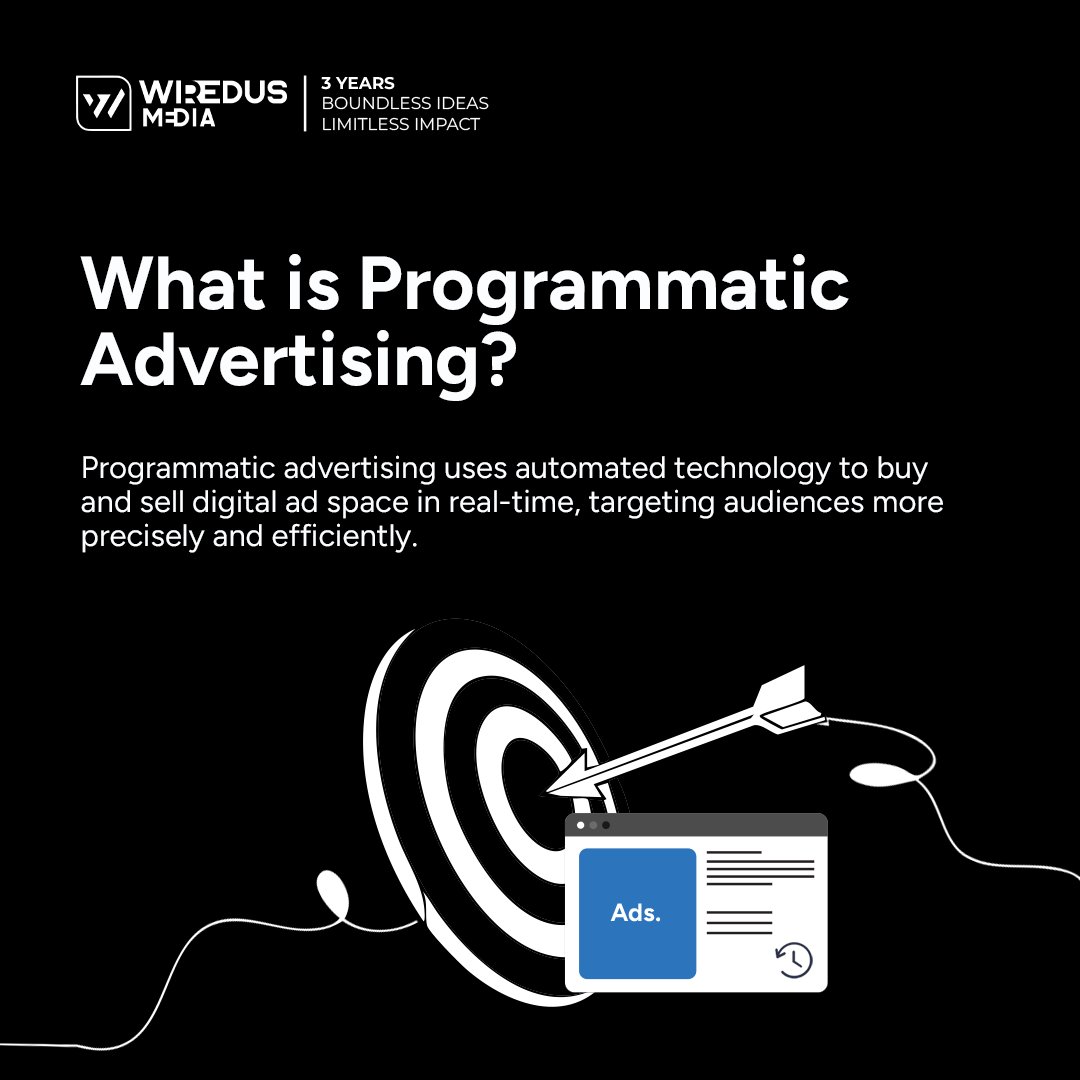 WiredusL's tweet photo. Programmatic advertising is changing the digital marketing landscape by making it more automated and efficient, setting the stage for a more precise and adaptable approach. Swipe to find out how it can help your business.

#digitalmarketing #marketingtips #marketingagency https://t.co/TtBwKM7aEP
