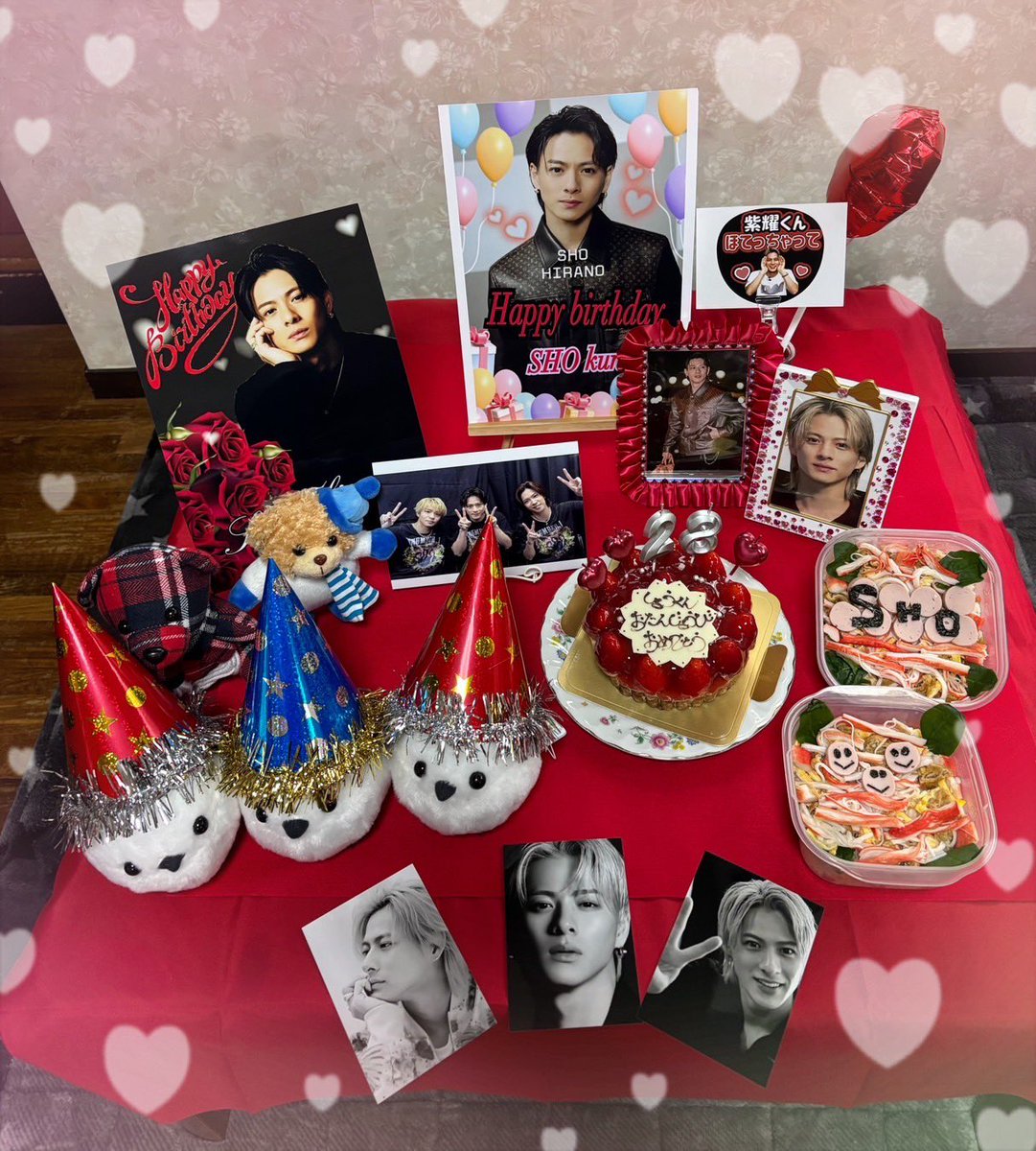 hiro_jj06's tweet photo. 紫耀くん
　誕生日おめでとう🎉

仲良し３人組iLYsで
お祝いしたよ❤️

#平野紫耀誕生祭2025 https://t.co/IbDK5uvB9m