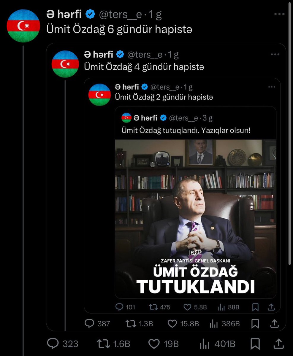 Ümit Özdağ 8 gündür hapistə