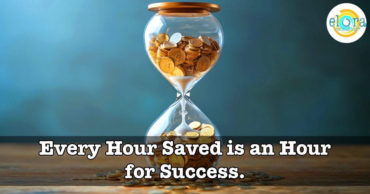Elora_Consultin's tweet image. What could you do with 1,200 extra hours a year?
Ready to see what’s possible for your business?
Read article: links.elora-consulting.com/spaghetti-to-s…
#EfficiencyGoals #TimeAndMotionSuccess #WorkflowOptimization #LeanSolutions #EloraConsulting