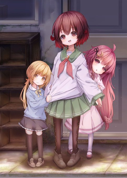 ゆづは紅葉さん(@yuduki_momizi)主催の
#睦月お姉ちゃん合同
参加している二枚の睦月ちゃんです! 