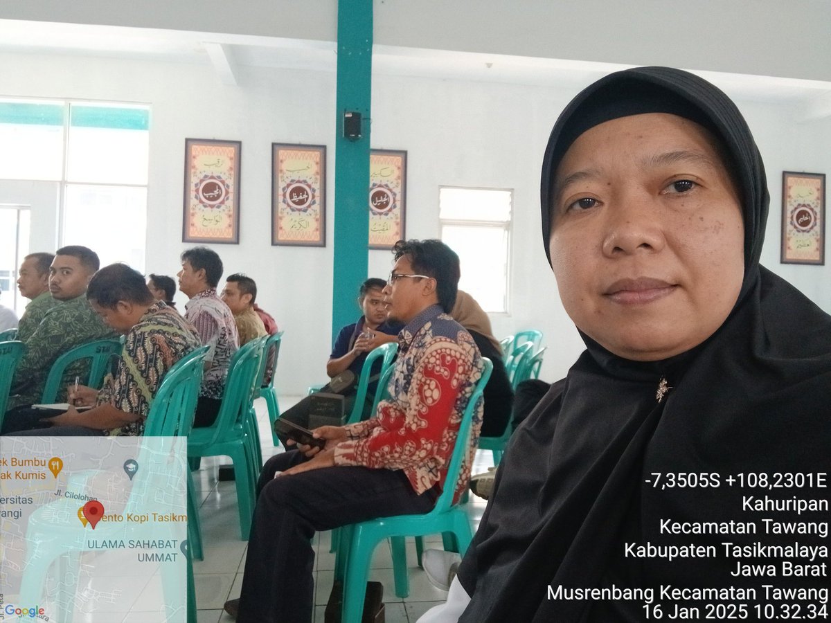 EvaRavela's tweet photo. Kamis (16/01/25), Eva Ravela NS, Luhkan Kota Tasikmalaya, di  Aula STAI Tasikmalaya, Mengikuti Musrenbang RKPD tahun 2026 Kecamatan Tawang
#GiatLuhkanSatminkalBogor
#Aktivitas  #KtTasik #luhlapor @kkpgoid
@bppsdm_kp  @pusluhkp 
@brpbatpp_bogor https://t.co/VoddmU4rY9