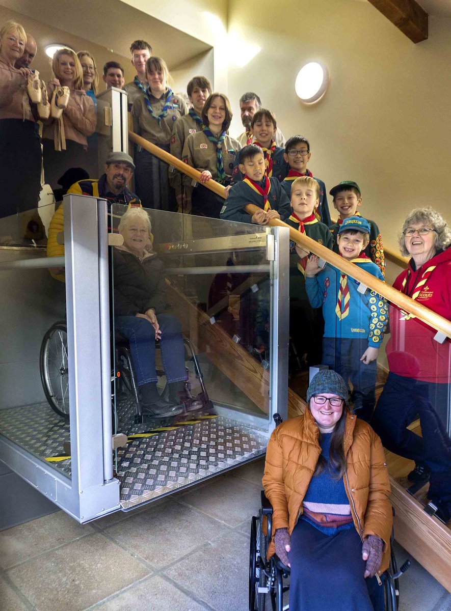 After years of fund raising, having raised £190,000, 1stCastleberg Scouts have been able to build a new entrance with a lift for disabled access. Members of the wider community will now be able to use the hall on a more regular basis. For bookings, email settlescouting@gmail.com