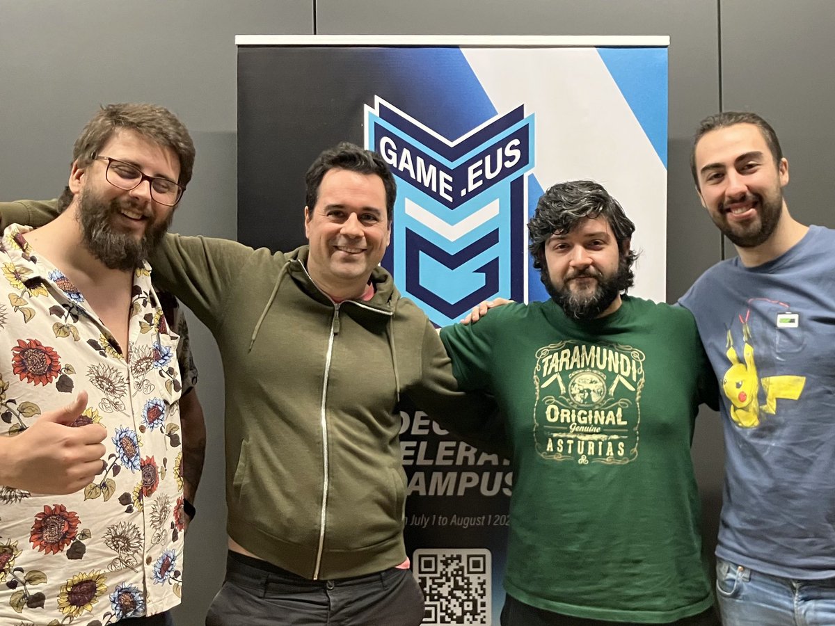 game_eus's tweet photo. 🎮👾¿Sabías que #gameeus puede ayudarte a lanzar tu videojuego al mercado? El equipo vasco @GauaGames  lo logró el año pasado: “El campus nos permitió planificar un proyecto sólido dentro de la industria independiente de videojuegos, además de brindarnos un impulso invaluable: un viaje de negocios a Gamescom para buscar financiación”.

🚀Únete a seis semanas de aceleración gratuita, con asesoramiento personalizado y formación en las herramientas necesarias para profesionalizar tu juego.

📝Aplica a nuestro programa intensivo y lleva tu proyecto a la feria más importante del sector en Europa.

🗓️¡No pierdas la oportunidad! Tienes hasta el 15 de febrero para inscribirte.

#gamedev #indiedev #indiegamedev #videogames #gaming