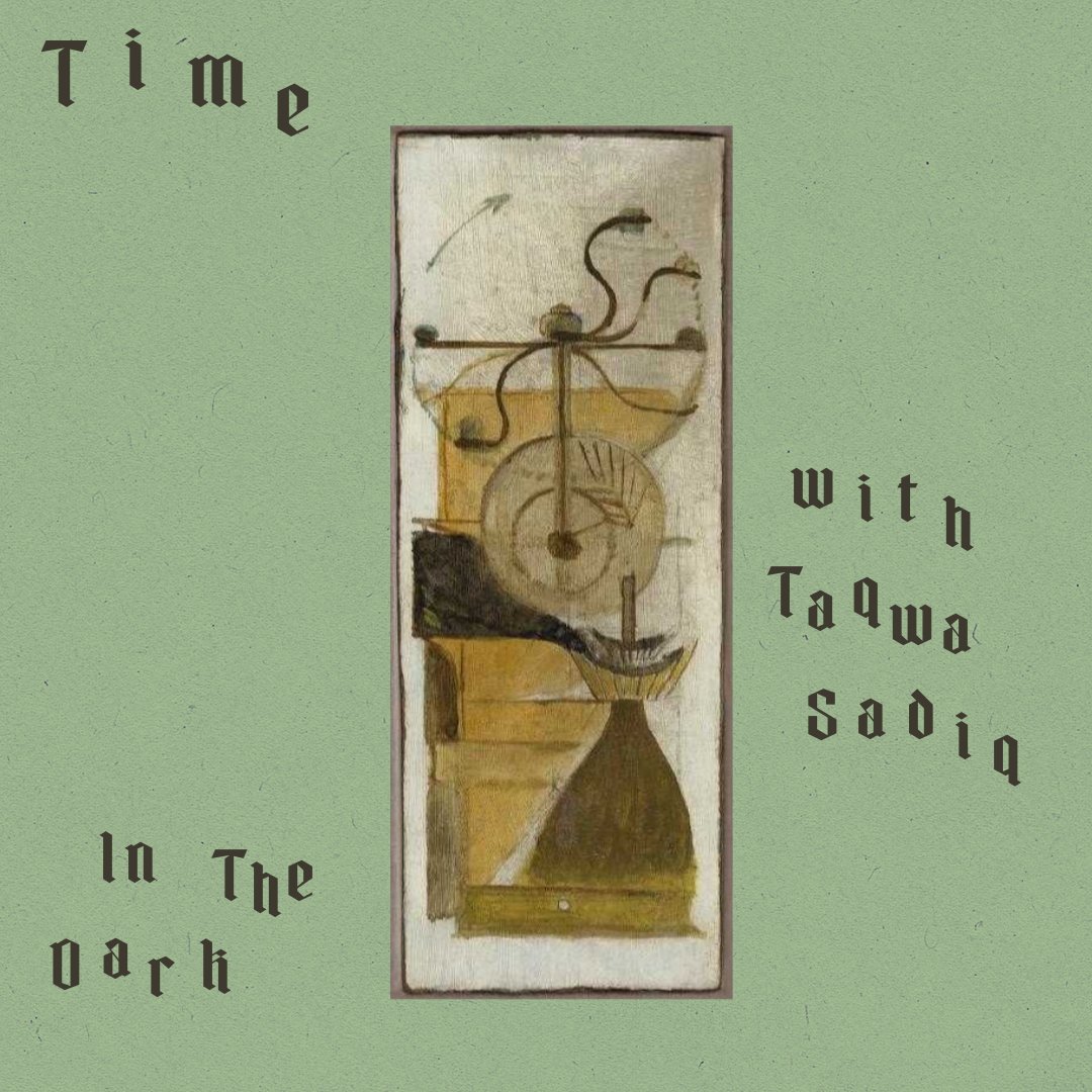 In The Dark Radio (@inthedarkradio) on Twitter photo Where is time, to whom does it belong, and how do we share it?
Join <a href="/taqwa_sadiq/">Taqwa Sadiq</a> for an evening of audio pieces that melt, squeeze, fracture, stretch and crinkle the idea of time itself.
19th Feb, at Camden Open Air Gallery.
inthedarkradio.org/london-event-w… Where is time, to whom does it belong, and how do we share it?
Join <a href="/taqwa_sadiq/">Taqwa Sadiq</a> for an evening of audio pieces that melt, squeeze, fracture, stretch and crinkle the idea of time itself.
19th Feb, at Camden Open Air Gallery.
inthedarkradio.org/london-event-w…