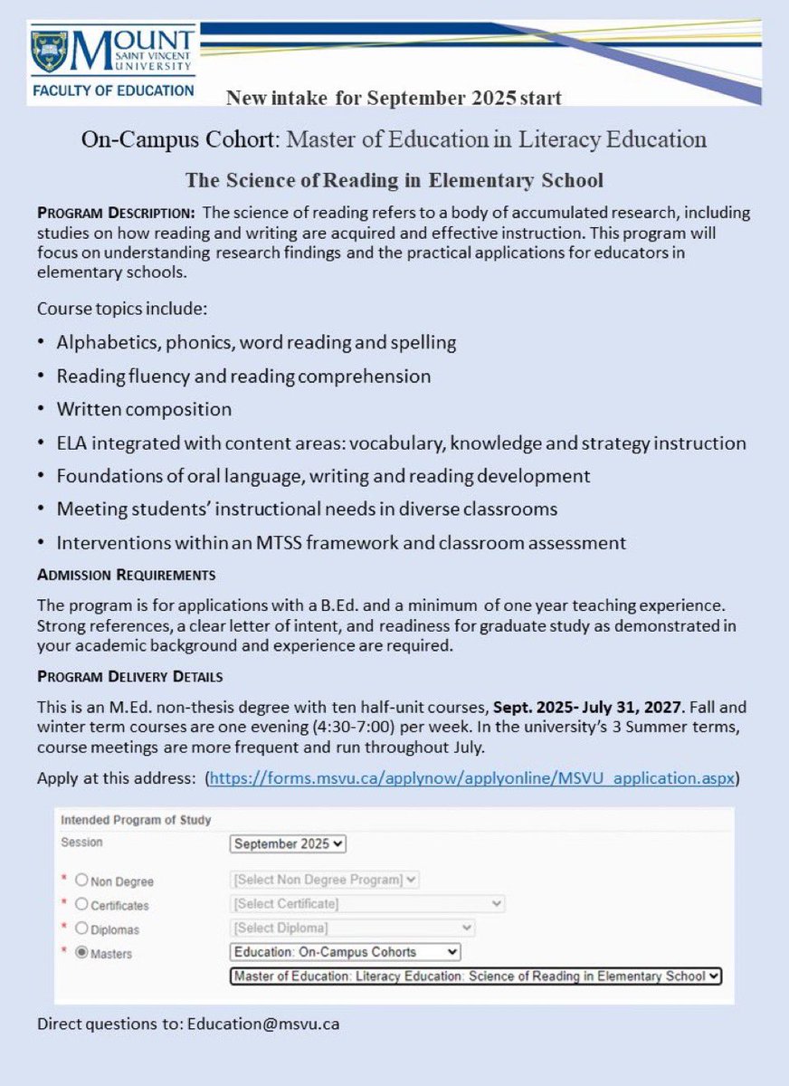 Yes check out our masters program! And preservice teachers are learning this work in their BEd, as well.