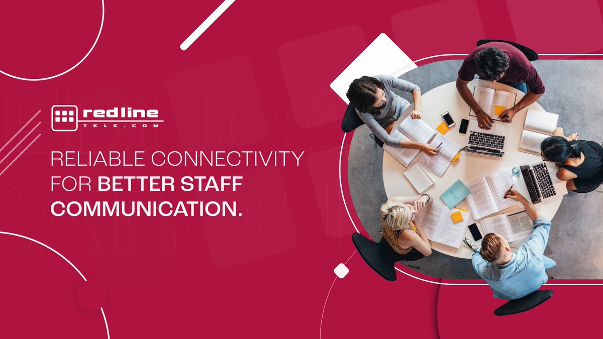 Work in education? Then you'll know that a reliable internet connection is vital to communication - especially when you're running a large site.
Our solutions can ensure wider coverage and better communication for your team.
Contact us today: redlinetele.com/contact-us/