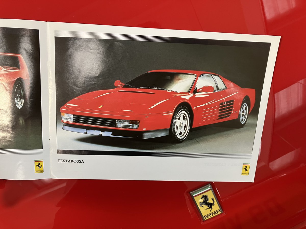 A client today sent me a couple of car brochures as a surprise thank you gift:
- Ferrari model line-up
- Dodge Viper RT/10 brochure
I am over the moon to receive these!!!
No idea why he thought I would like them, though… 🤣🤣🤣