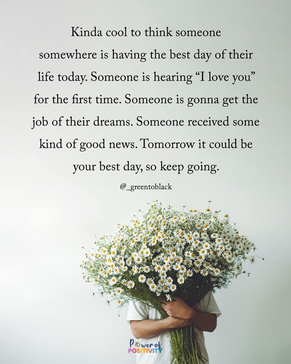 LIVEpositivity's tweet image. Tomorrow it could be your best day, so keep going. 💖🌈