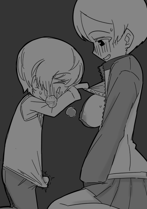 #ガルパン 
#今月描いた絵を晒そう 
おねショタばかり描いてた気がする 