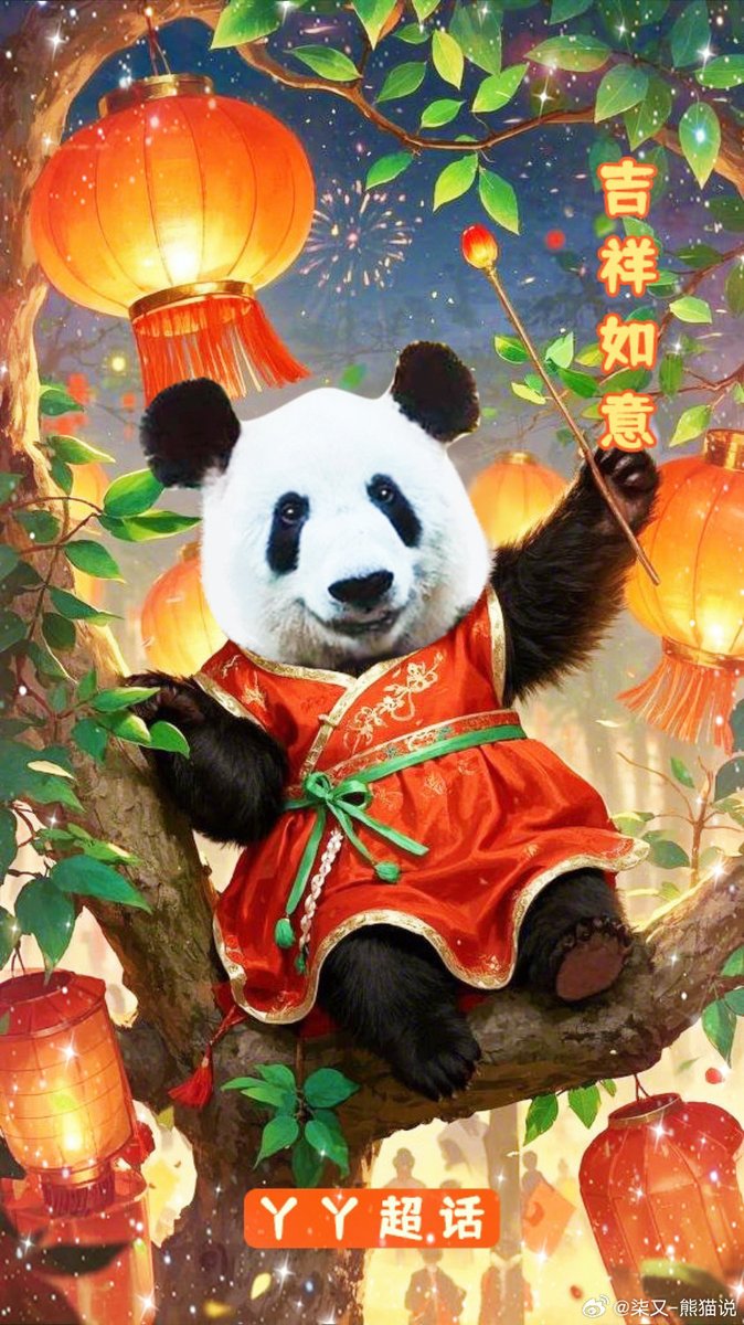 #YaYa #LeLe wish you a Happy #ChineseNewYear! 🎉🐍
2025, the Year of the Snake, symbolizes wisdom, vitality, and good fortune.
With love for #YaYa and deep longing for #LeLe, let’s continue caring for our animal friends.
Wishing harmony for all in the Year of the Snake! ❤️🐼🌏✨