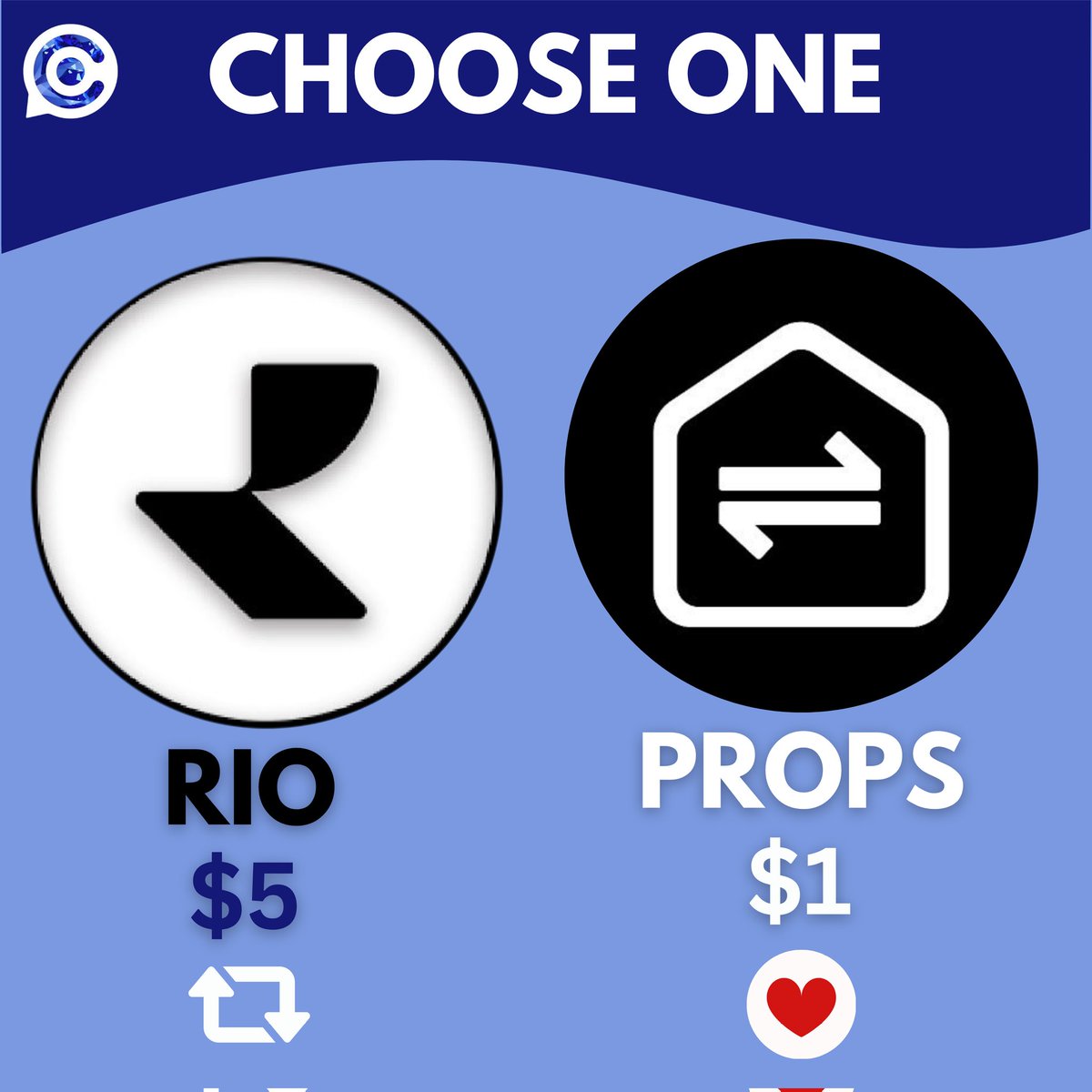 2 RWA Altcoins with 

- Strong communities
- Top team and leadership
- Multiple launches and partnerships

$PROPS and $RIO

Which one of the two will reach their given targets first?

<a href="/realio_network/">Realio</a> : $5
<a href="/PropbaseApp/">Propbase</a> : $1

👇