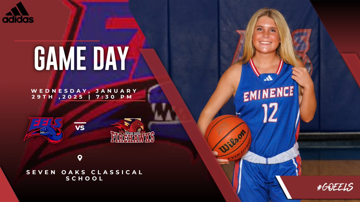 Last regular season game of the season. Lets finish strong Ladies!!

🏀&gt; Varsity Girls Basketball
🆚&gt; Seven Oaks 
⏰&gt; 7:30pm
📍&gt; Seven Oaks (200 E Association St, Ellettsville, IN 47429)
🎟 &gt; Tickets sold at the Gate $5.00 Cash Only

#WeAreEminence