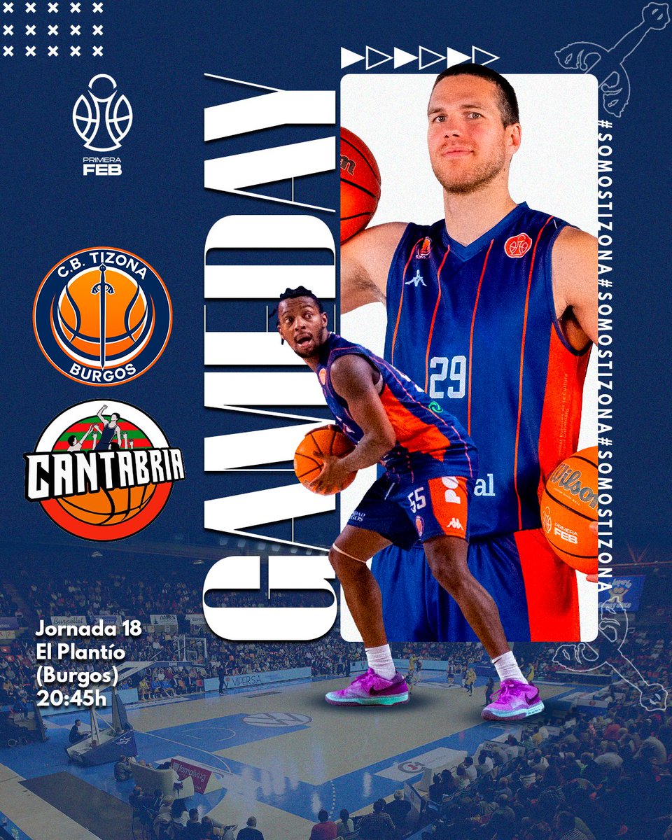 ⚔️ 𝗚𝗔𝗠𝗘𝗗𝗔𝗬 ⚔️

Arrancamos la segunda vuelta ante Cantabria 🏀

#DisfrutamosJuntos #PrimeraFEB