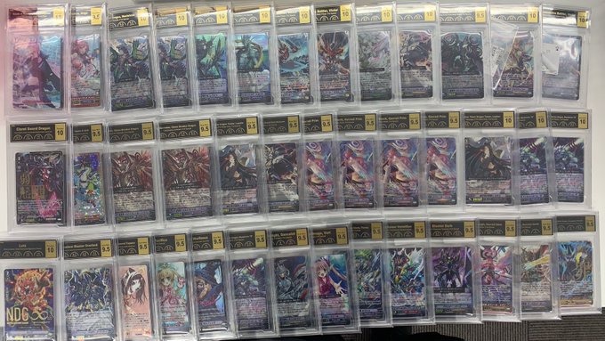 ヴァンガード PスタンのPCG10と9.5超大量入荷しました‼️ 場所の問題で