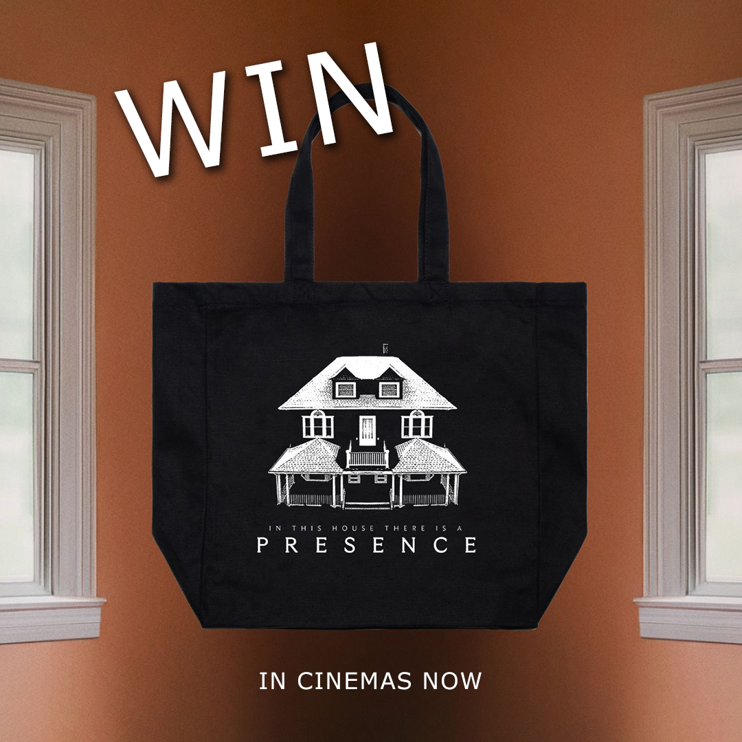 A Presence is lingering…and so is your chance to WIN a Presence SCRT tote bag!

All you need to do is retweet this post and tag a friend, but be careful, something might be watching. 👀

Watch Presence now and experience a haunting like no other!

UK residents only.
T&amp;Cs apply