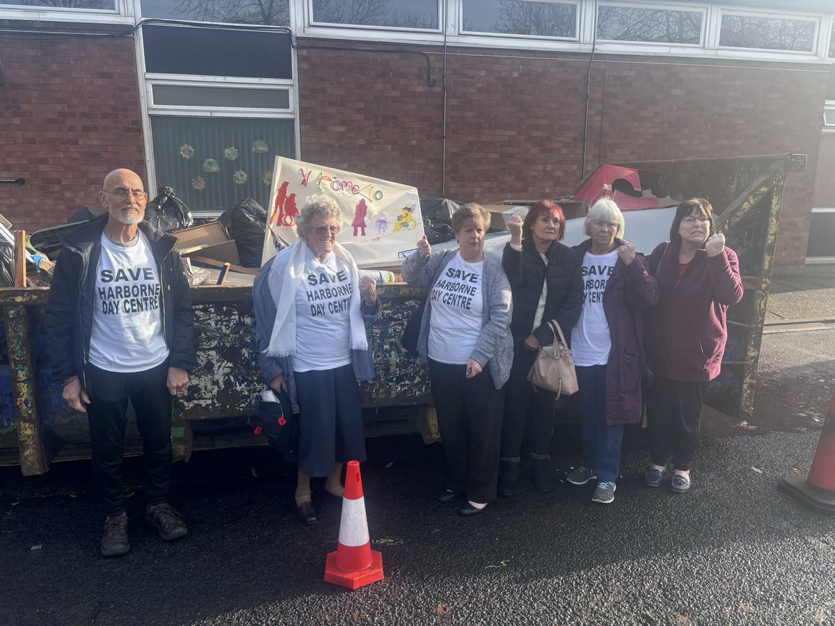 James (@james4harborne) on Twitter photo Harborne Day Centre carers meeting earlier today. It’s disgraceful what’s going on whilst all the citizens are still there
<a href="/PreetKGillMP/">Preet Kaur Gill MP</a> <a href="/larry_turner/">Laurence Turner</a> <a href="/AlistairCarns/">Al Carns</a> <a href="/BrumLeader/">LeaderofBirmingham</a> <a href="/RobPocock1/">Rob Pocock</a> Harborne Day Centre carers meeting earlier today. It’s disgraceful what’s going on whilst all the citizens are still there
<a href="/PreetKGillMP/">Preet Kaur Gill MP</a> <a href="/larry_turner/">Laurence Turner</a> <a href="/AlistairCarns/">Al Carns</a> <a href="/BrumLeader/">LeaderofBirmingham</a> <a href="/RobPocock1/">Rob Pocock</a>