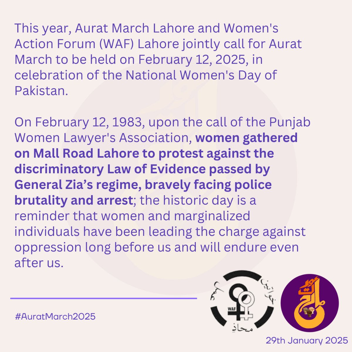 ⁧Aurat March Lahore tweet media