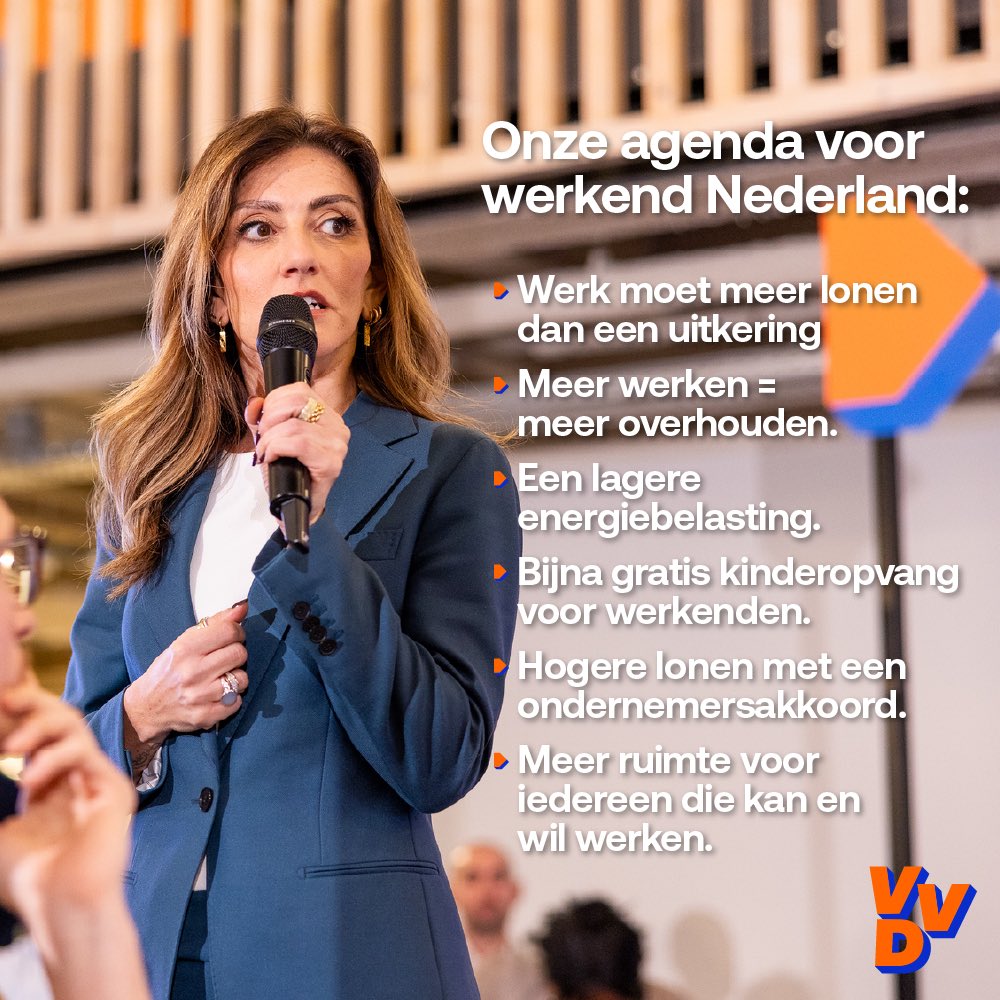Het roer moet om. Het moet eerlijker. Voor onze ondernemers, onze postbodes, onze politieagenten.

Kortom, voor iedereen die hard werkt of hard gewerkt heeft. Onze plannen om de harde werkers weer op één te zetten. 👇
vvd.nl/nieuws/agenda-…

#agendavoorwerkendNederland