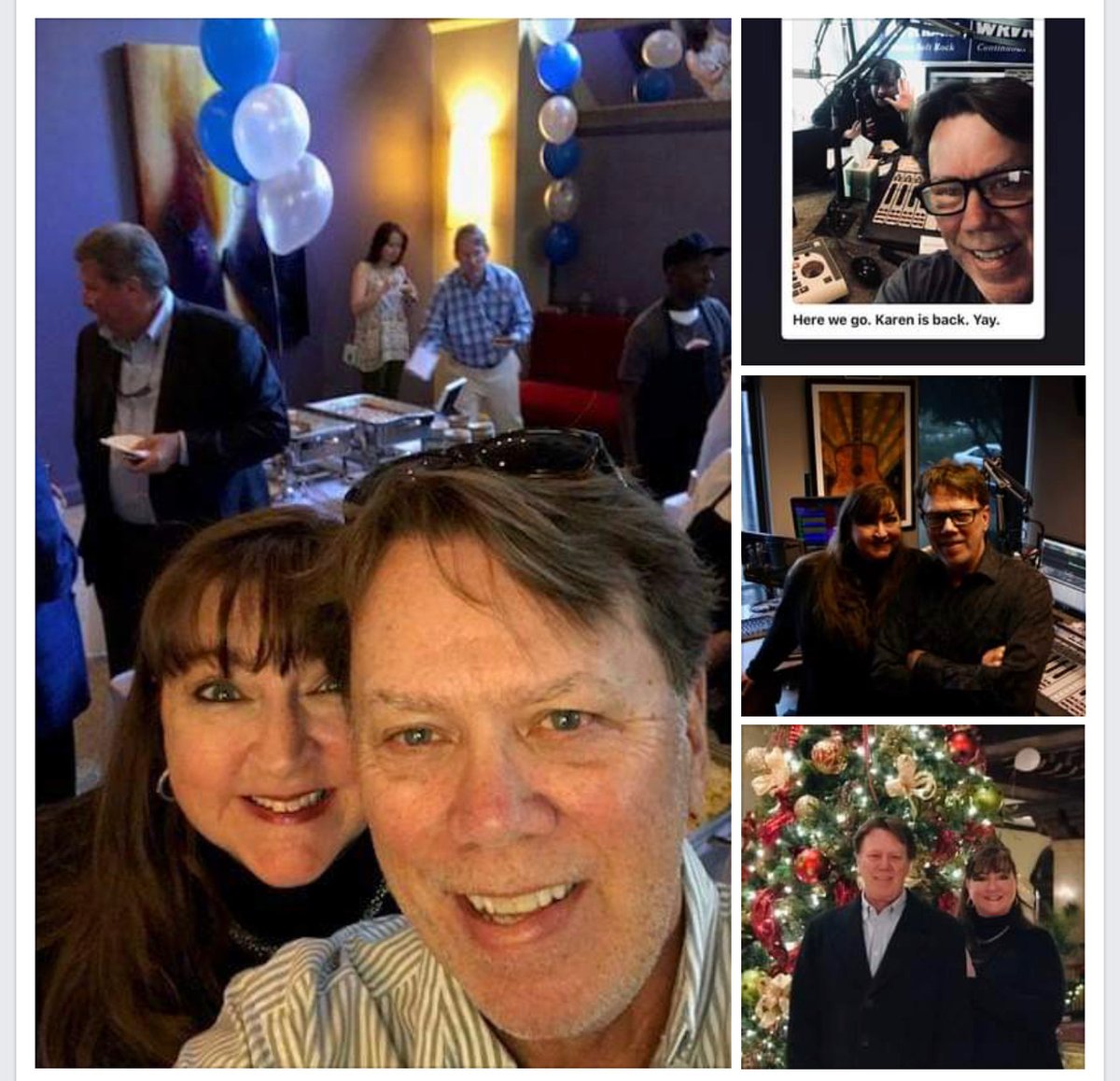 1045theriver's tweet photo. #GoodMorning and thanks for listening to Ron Olson and Karen Perrin on 104.5 The River! And #HappyAnniversary to Ron and Karen! It was in 2018 they joined together again and made the the 104.5 The River Morning Show!  #Memphis #Radio #AudacyApp #Fun #LetsDoThis! https://t.co/aL9zahdw40