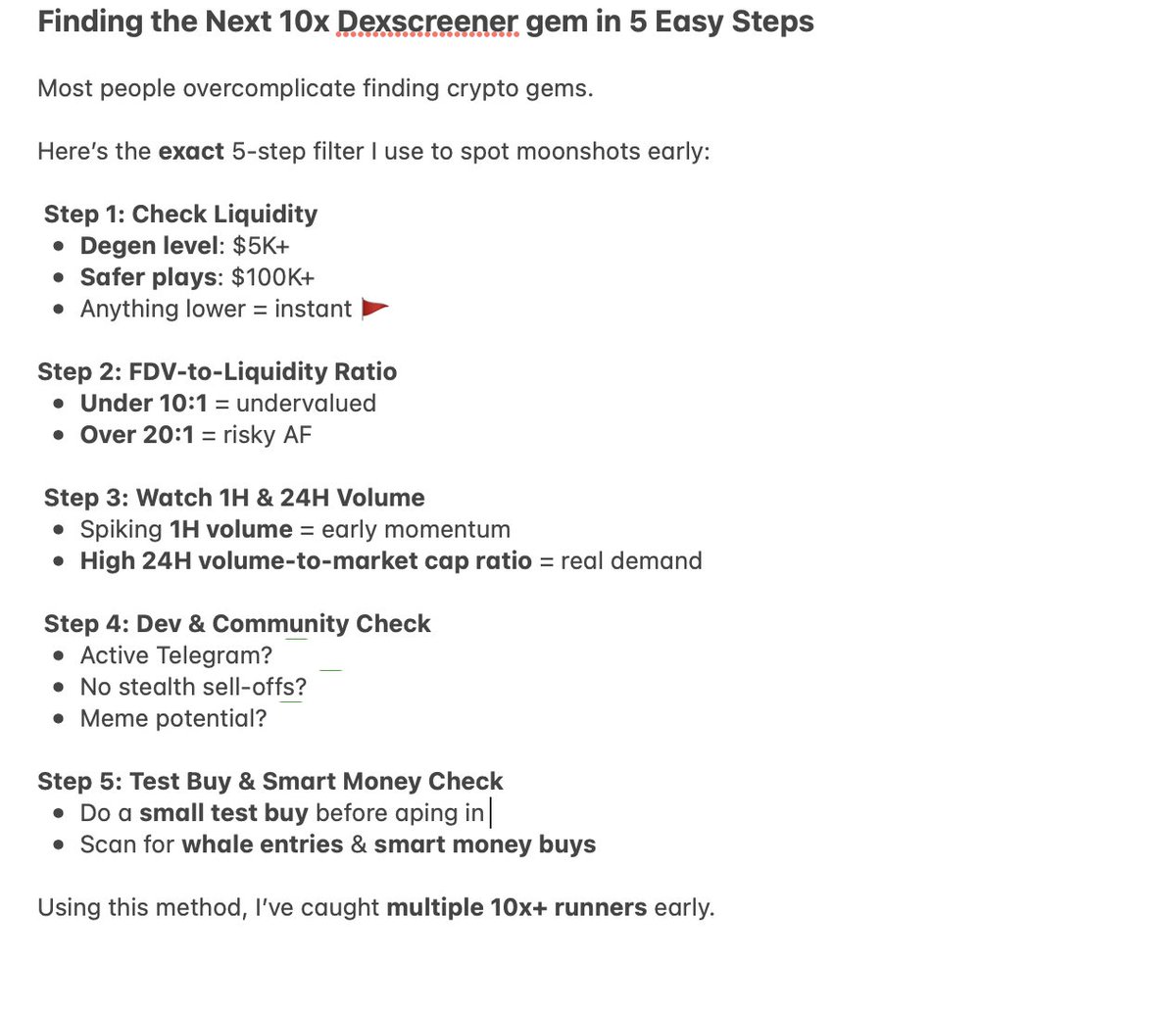 5 easy steps for finding Dexscreener gems early

That's how i found $VINE at $20M