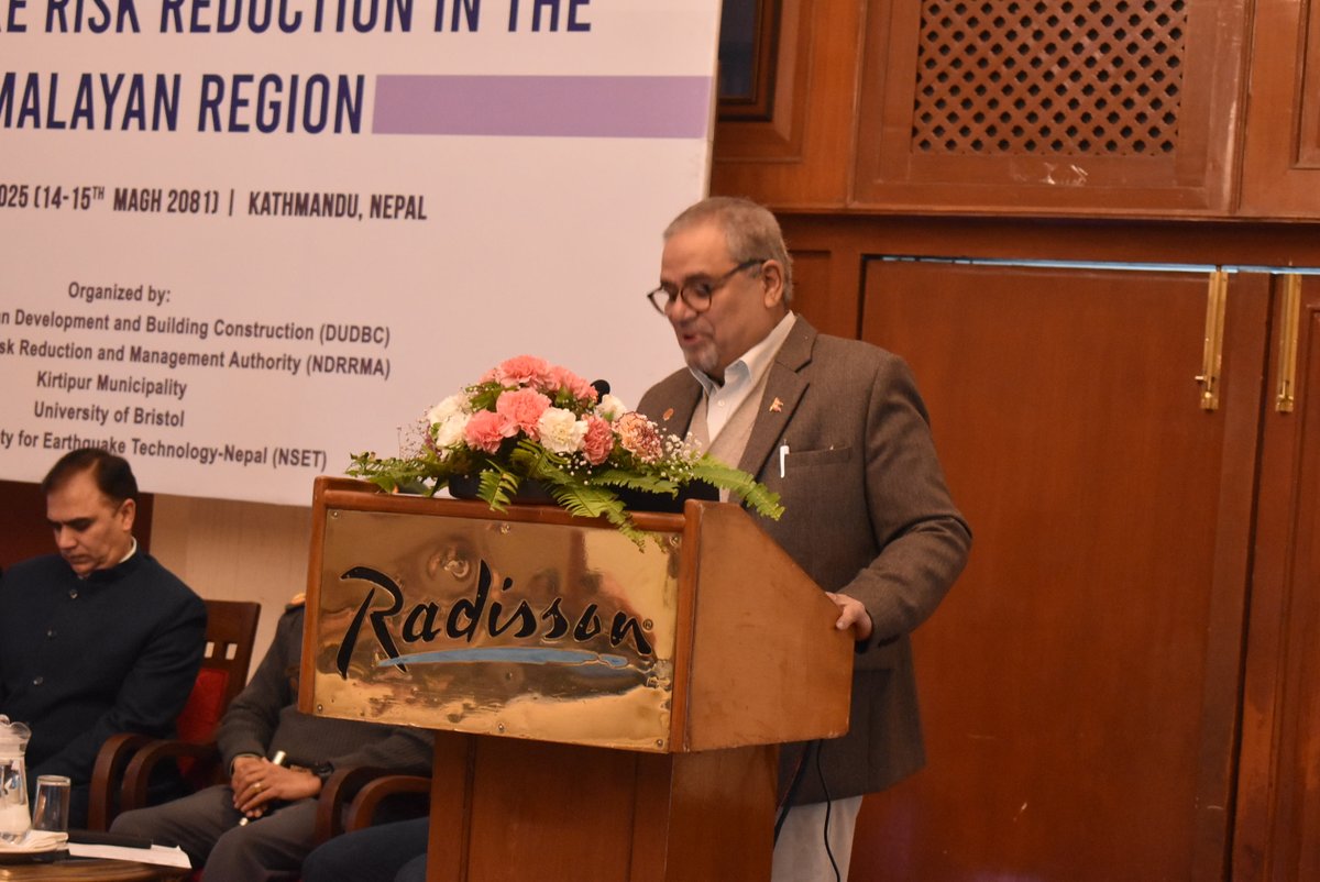 2-day Intl. Symposium : "Earthquake Risk Reduction in the Himalayan Region" has kicked off  in Kathmandu on Monday, January 27, 2025. #27thESD #SchoolResiliance #InnovetiveTechnology  #EnhancingSchoolSafety #Low_Cost_Technology #Nepal #Base_Isolation #MultihazardPreparedness